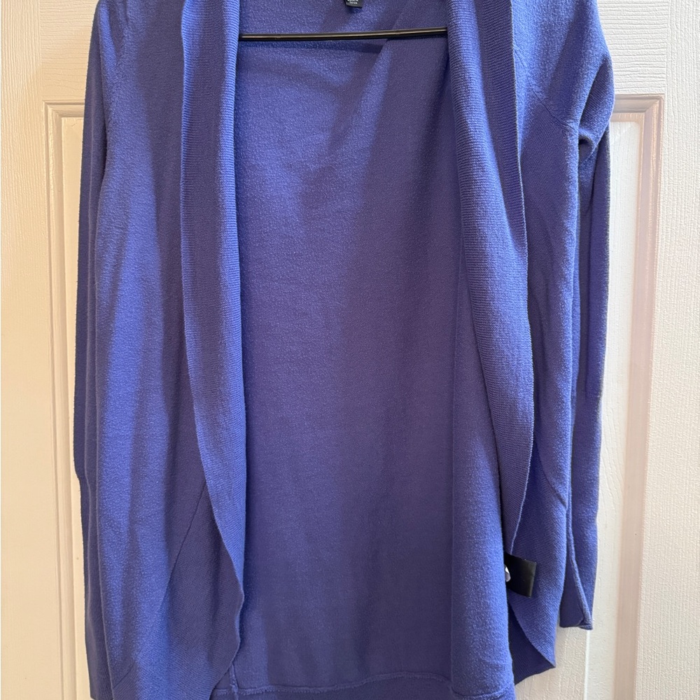 Mossimo Purple Draped Cardigan